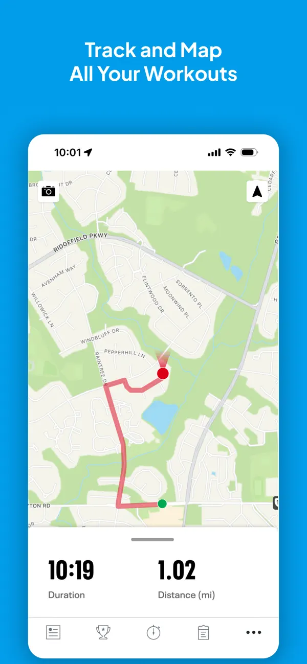 Screenshot #1 pour Map My Run: App Course a pied