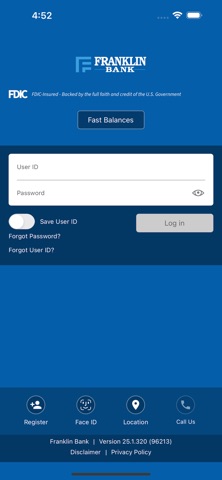 Franklin Bank Screenshot 2 of 5