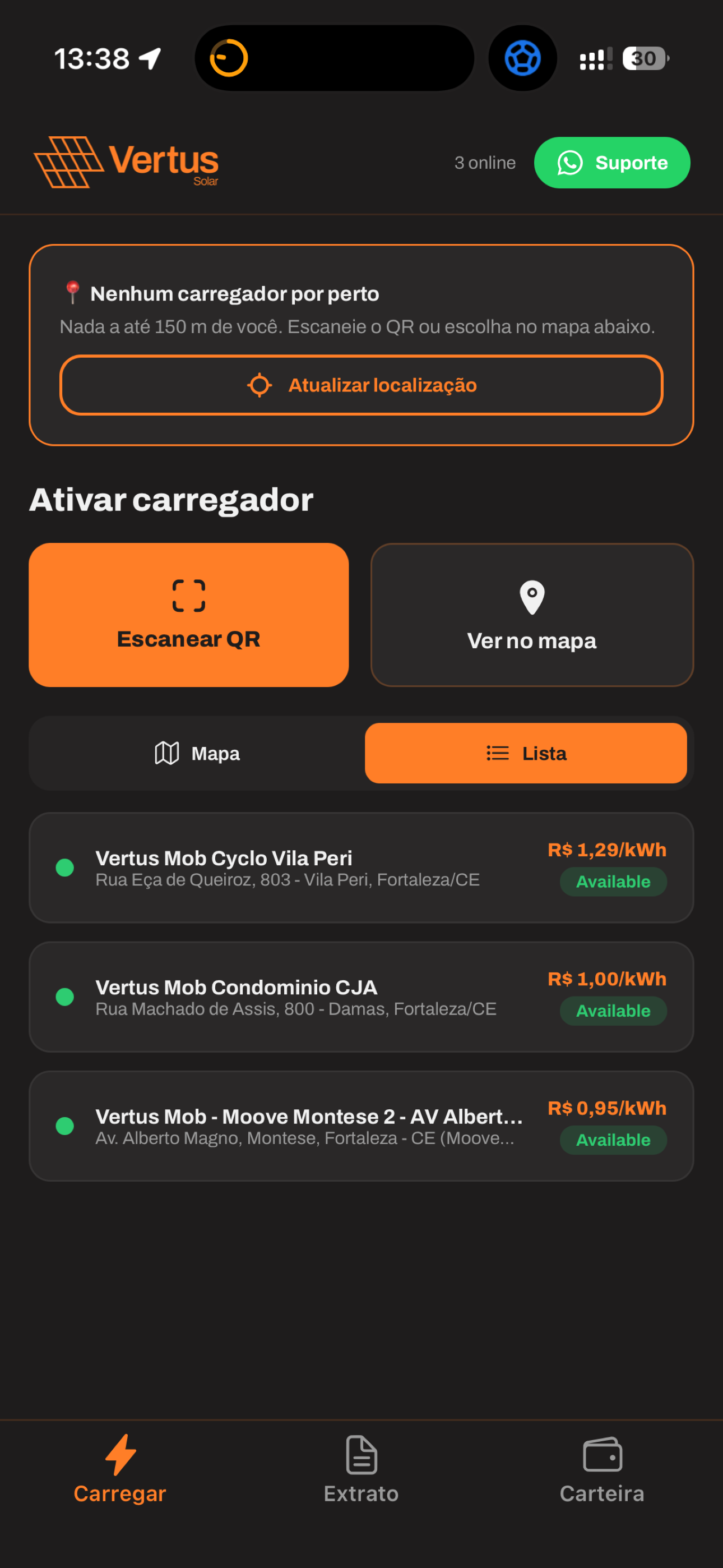 Vertus Recarga screenshot 3