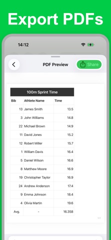 Spreadsheet Maker - GridSmith iPhone screenshot