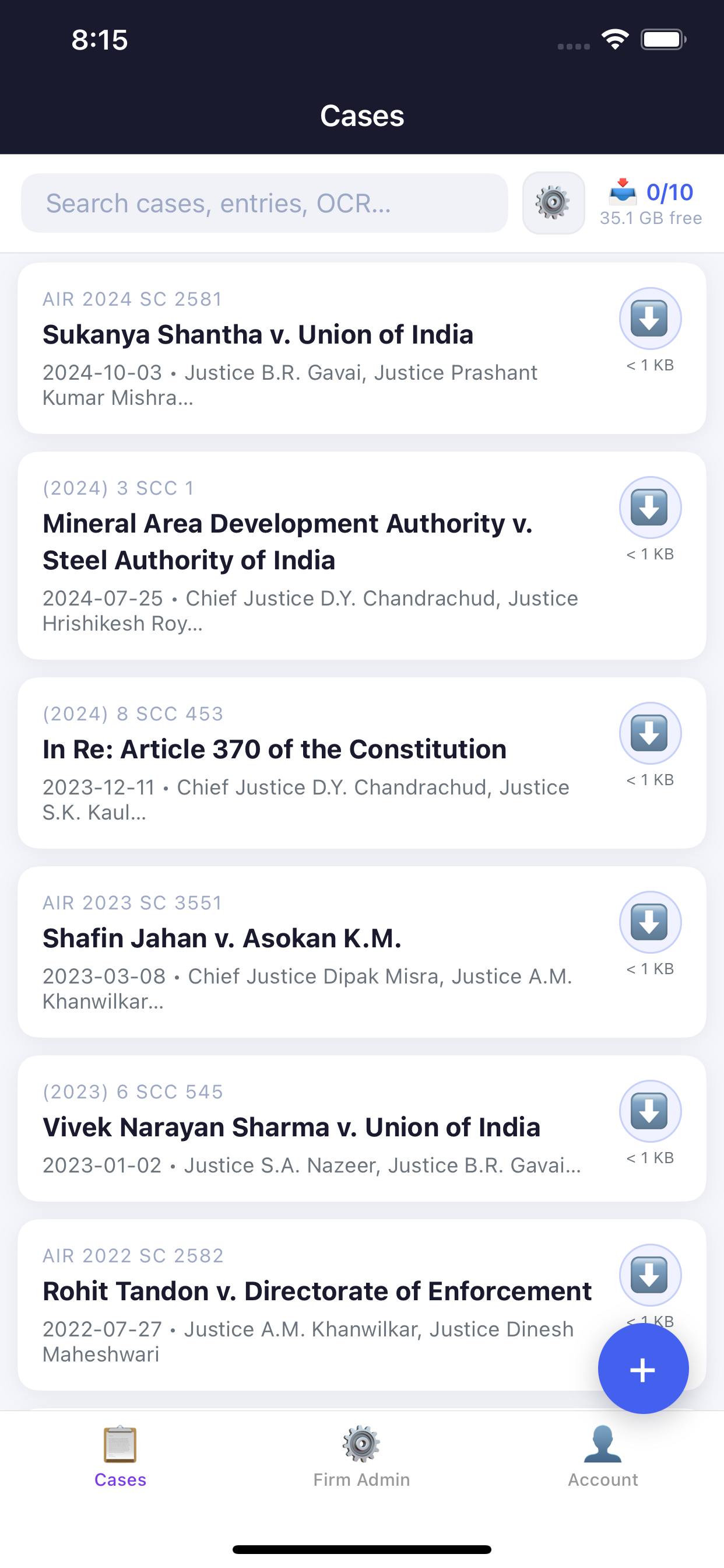 Case Digest screenshot 4