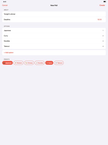 App screenshot
