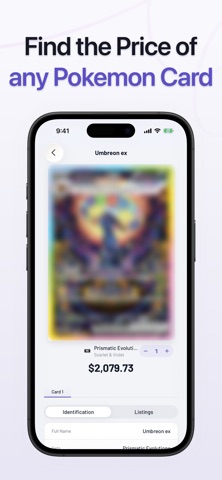 TCG Card Scanner Price Tracker iPhone screenshot