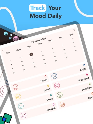 Mood Tracker - My Daily Diary iPad screenshot