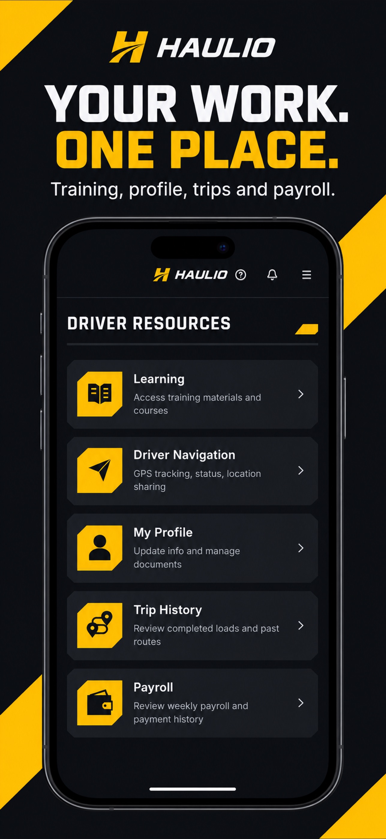 Screenshot 1 of Haulio System