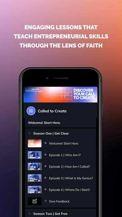 Faith Driven Teens app screenshot