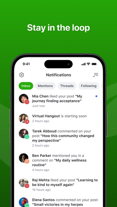 Herpes Wellness iPhone screenshot 7 - Social Networking app