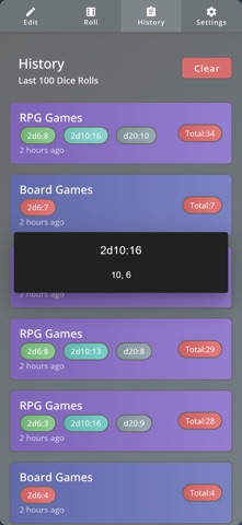 My Dice Roller iPhone screenshot