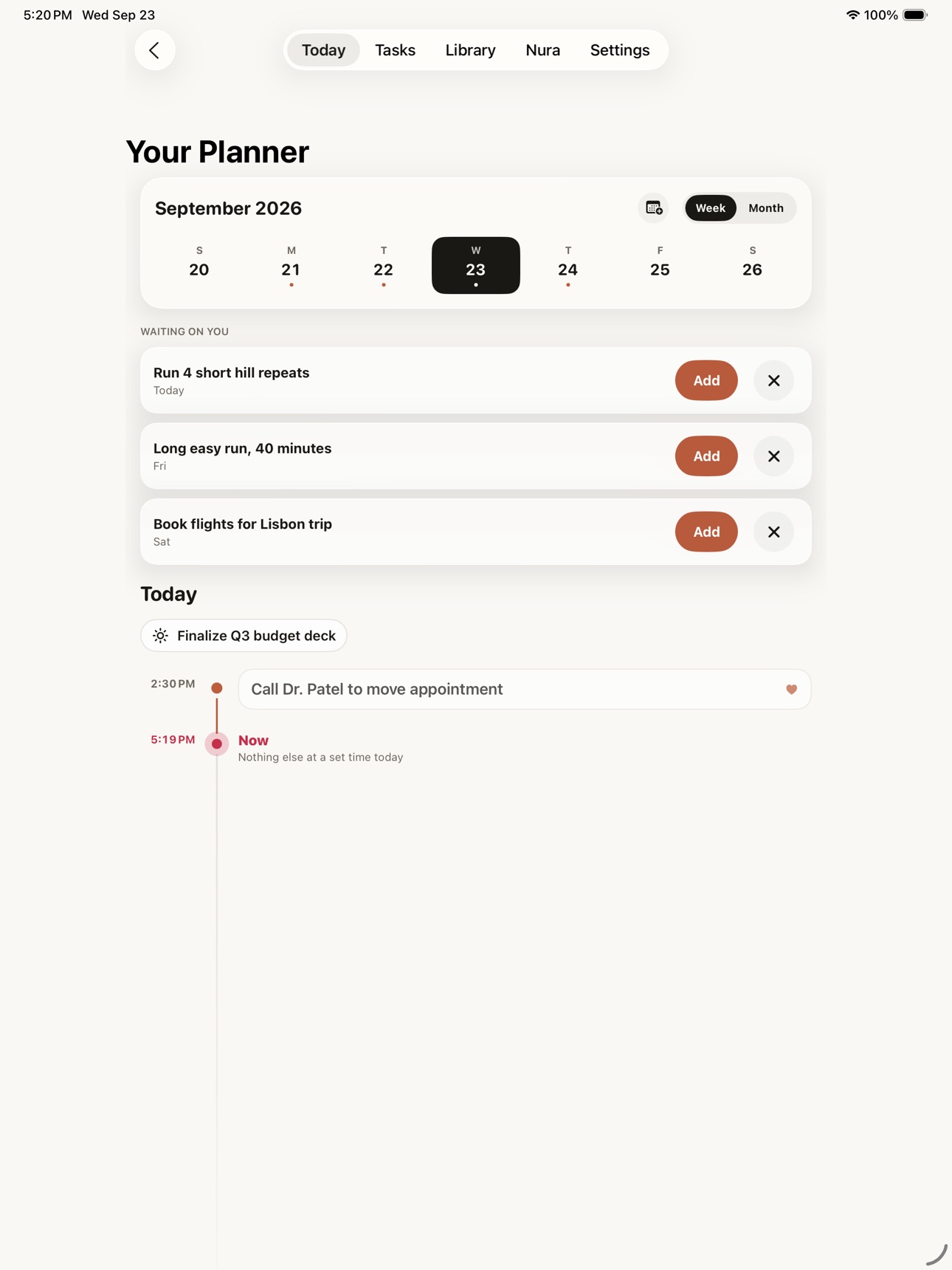 Screenshot 6 of Nura: Daily Task Planner
