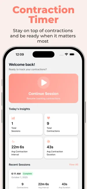 Contraction Timer: Labr screenshot 1