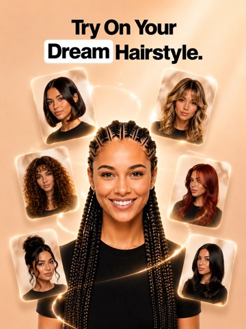 Glowe: Hair Color Changer iPad screenshot