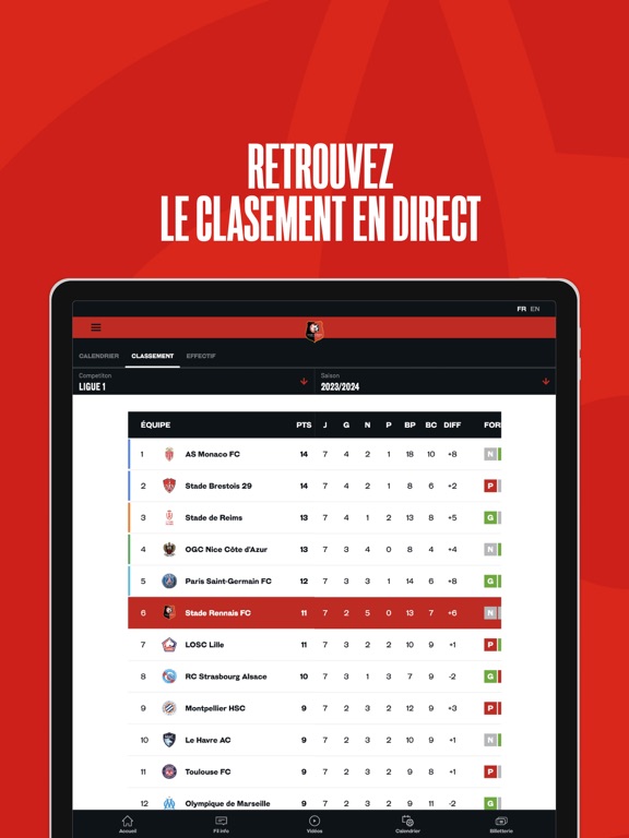 Screenshot #6 pour Stade Rennais F.C.