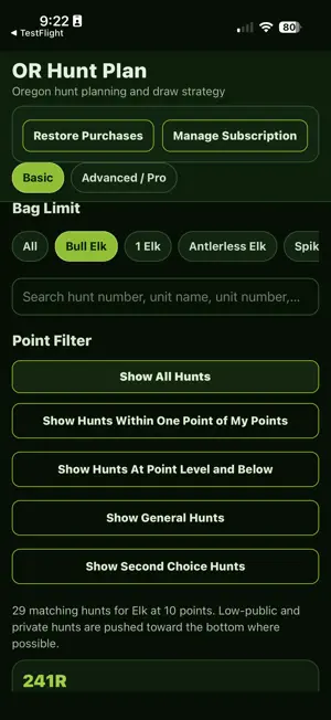 ORHUNTPLAN screenshot 2