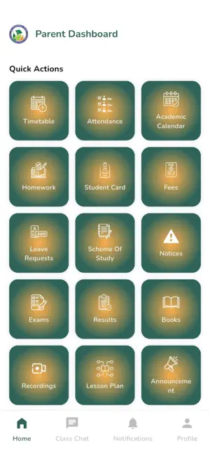 OPVG School Portal screenshot 1