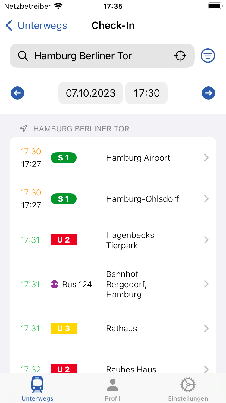 Träwel CheckIn