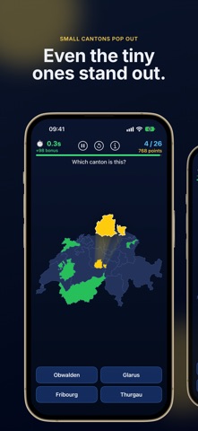 Guess the Swiss Canton iPhone screenshot