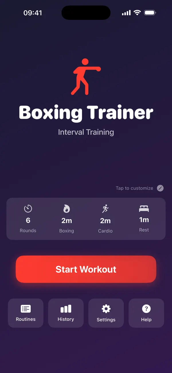 Screenshot #1 pour Boxing Trainer