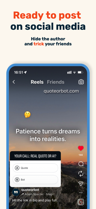 Motivation & Fun: Quote or Bot Screenshot 5 of 10