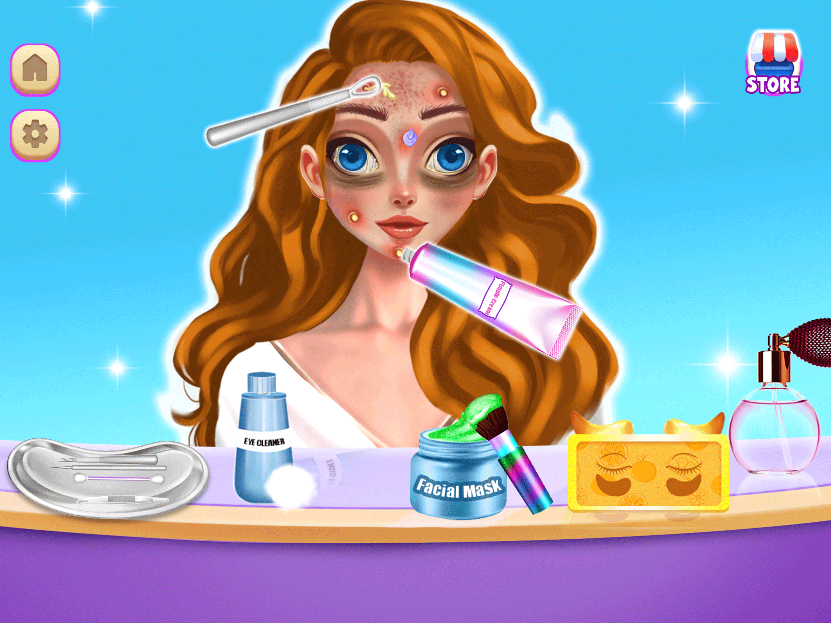 Skincare ASMR Makeover Games