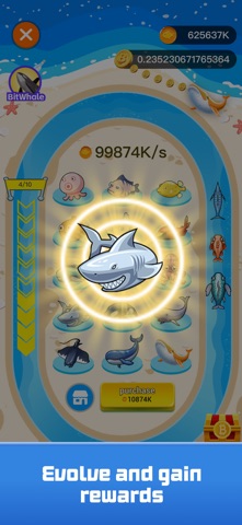 Deepsea Whale: Crypto Rewards iPhone screenshot
