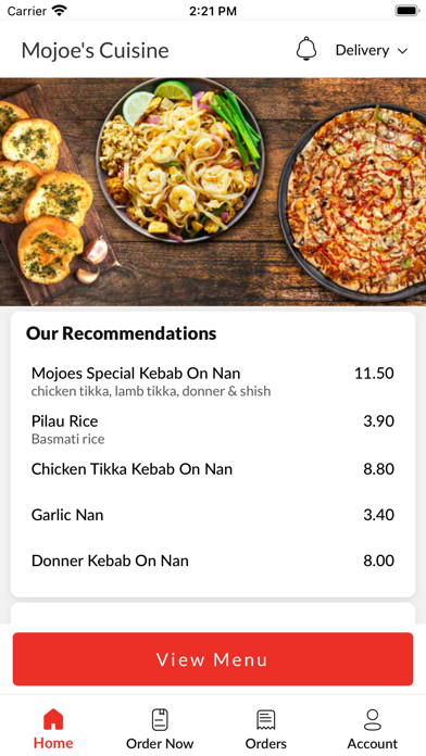 Mojoe's Cuisine Screenshot
