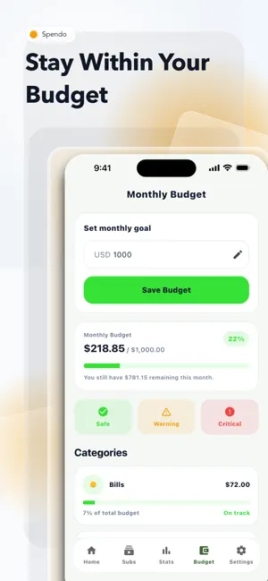 Spendo: Expense Tracker screenshot 1