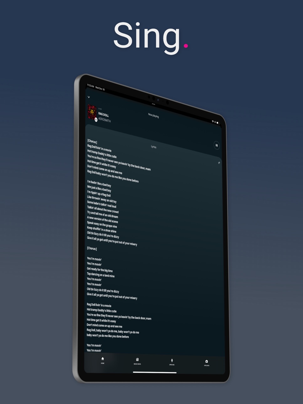 iPad screenshot