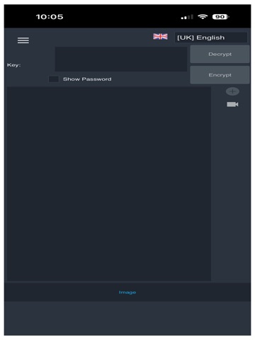 StegoVault iPad screenshot