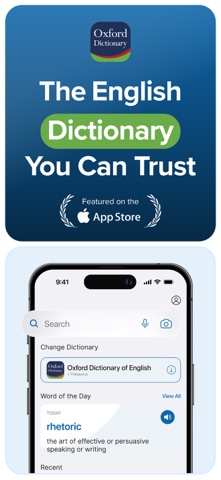 Oxford Dictionary & Thesaurus app screenshot