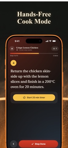 RecipeSnap - Recipe Scanner iPhone screenshot