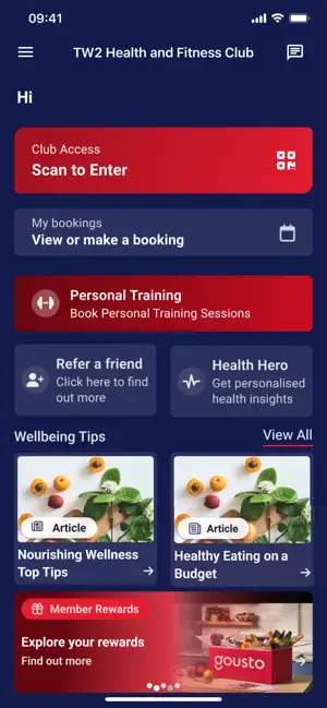 TW2 Health and Fitness Club screenshot 1