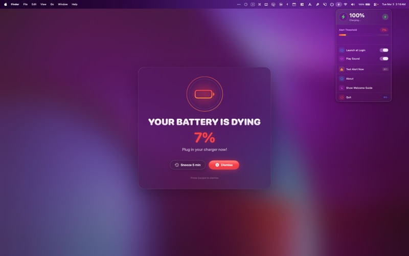 Your Battery Is Dying screenshot