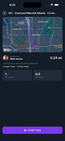 CrewFit+ iPhone screenshot