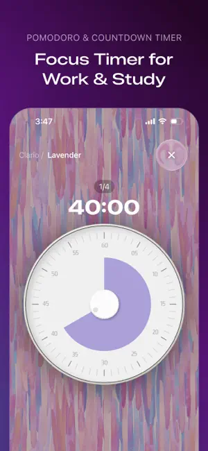 Tempora: Study Timer & Clock screenshot 3