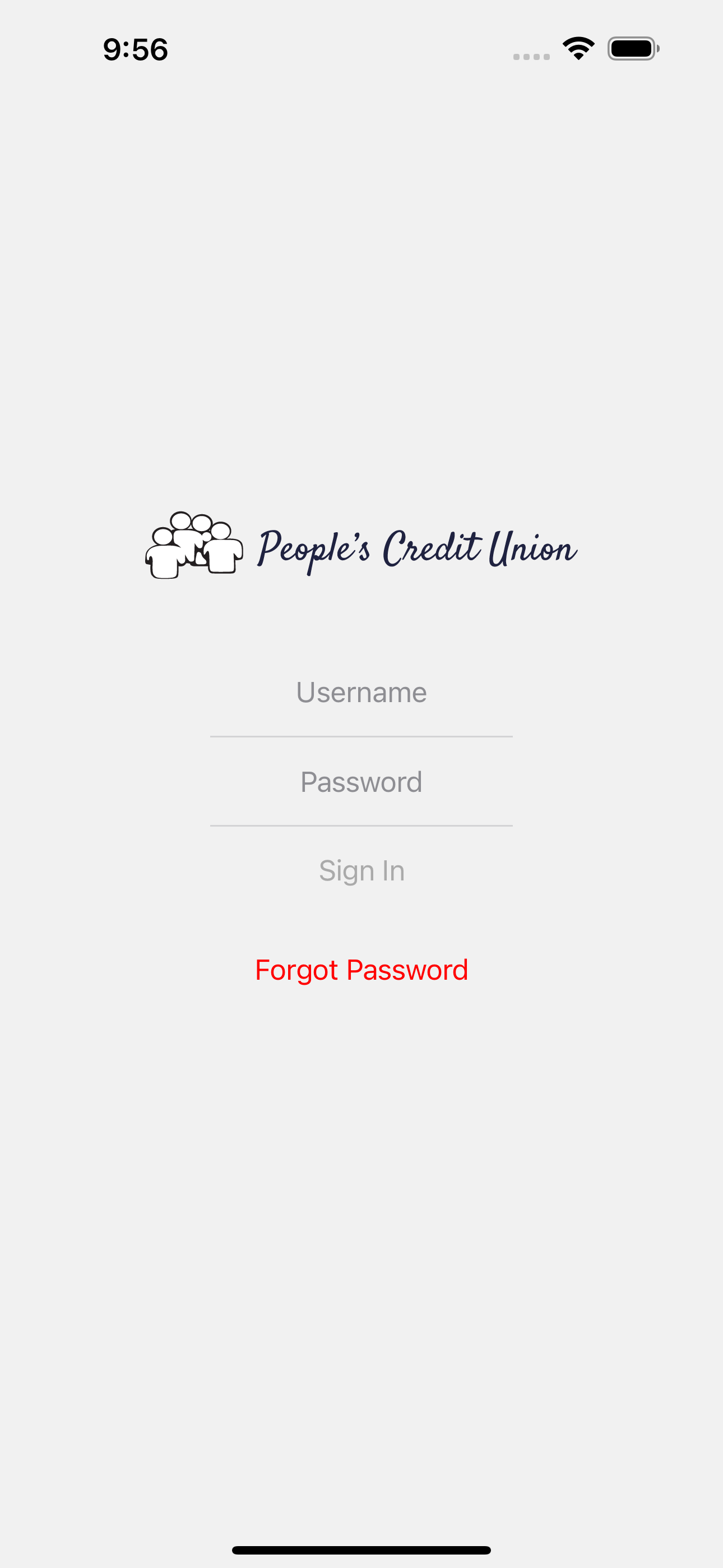 PEOPLE'S CREDIT UNION