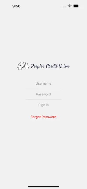 PEOPLE'S CREDIT UNION screenshot 1