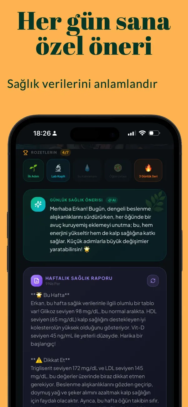 Screenshot #1 pour BioBite by Enerjik Mutfak
