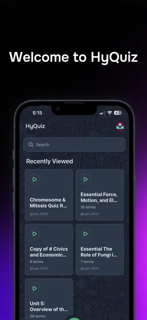 HyQuiz screenshot 1