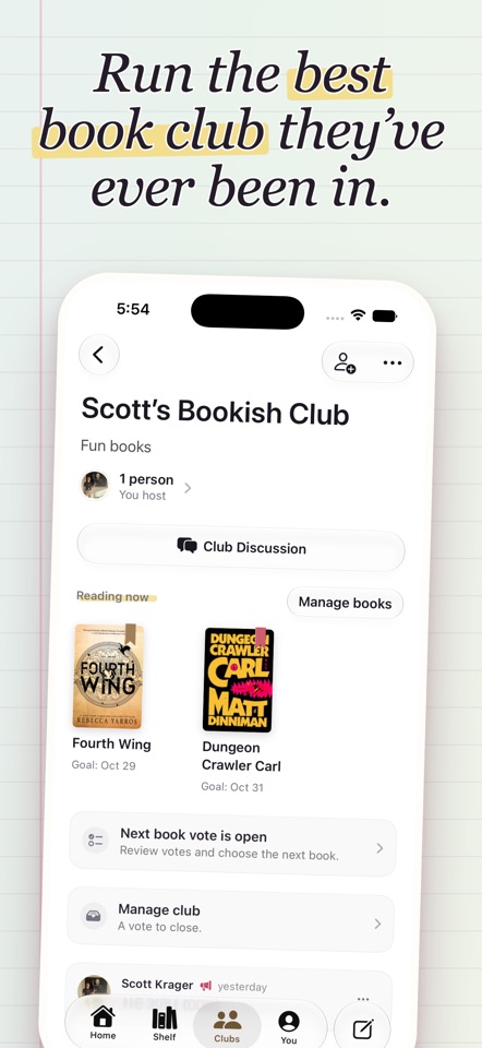 Thus Far: No-Spoiler Book Club screenshot 6
