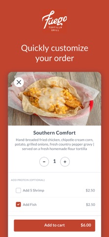 Fuego Tortilla Grill Screenshot 2 of 4