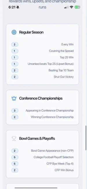 CFB Fantasy Football screenshot 2