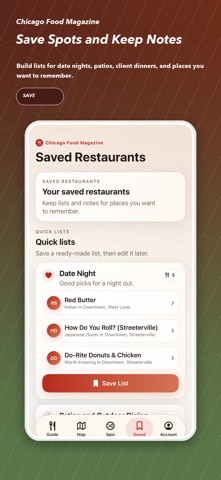 Chicago Restaurant Guide screenshot