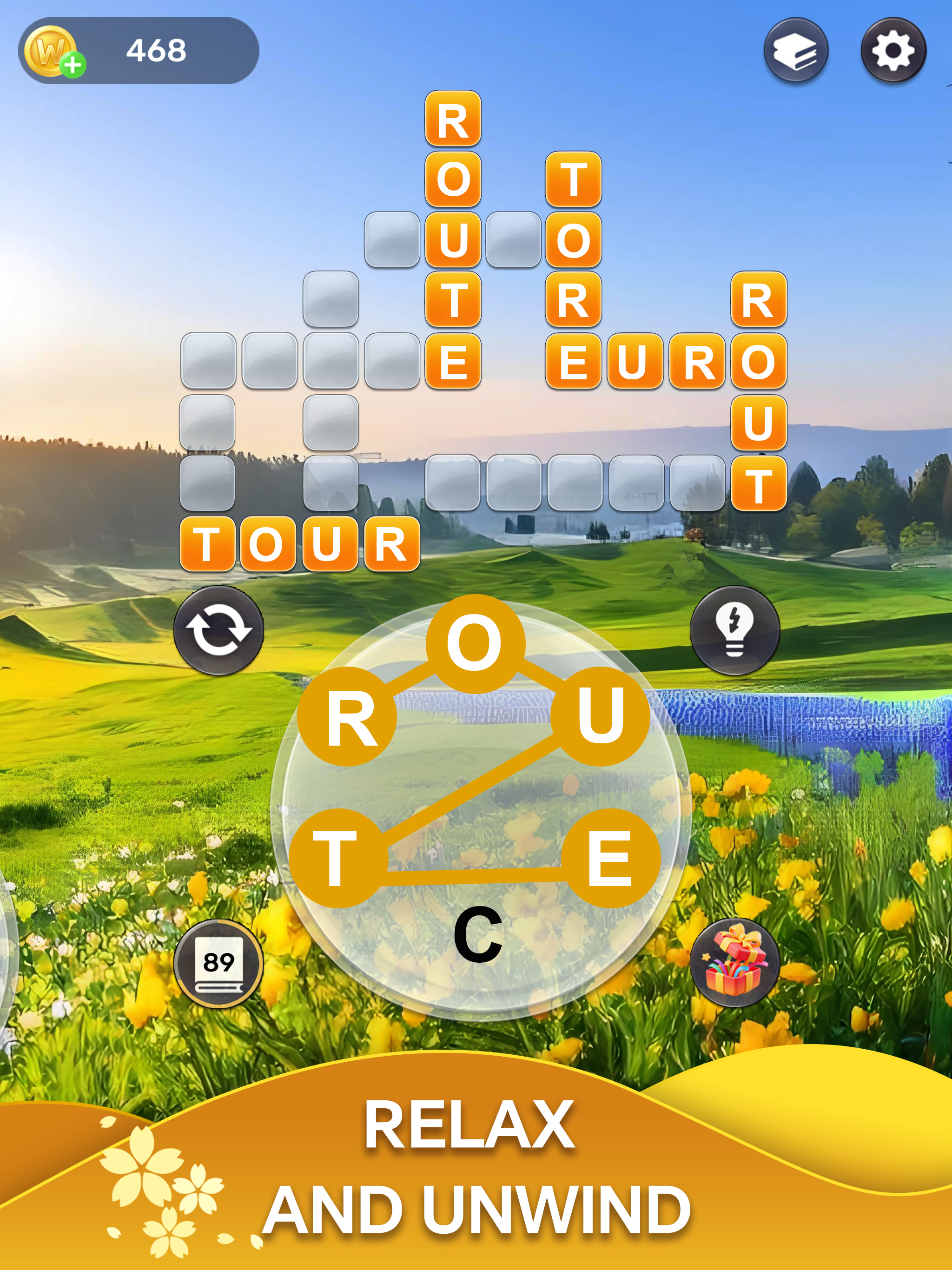 Word Oasis: Cross Puzzle Game