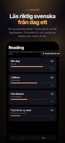 Svenska: Lär dig svenska iPhone screenshot 3