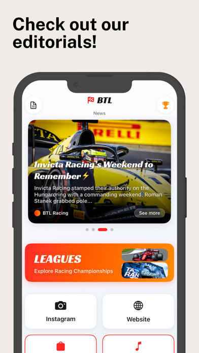 BeyondTrackLimits iPhone screenshot 5 - Sports app