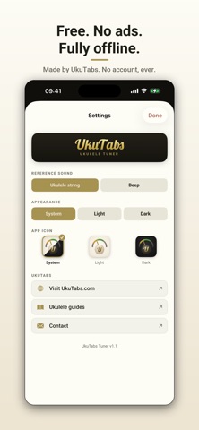 UkuTabs Ukulele Tuner Screenshot 7 of 9