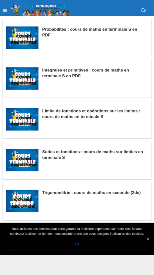 #8. Mathématiques Web (iOS) By: ali hamraoui