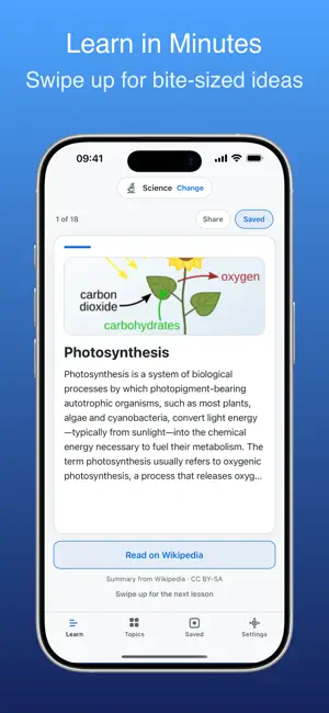 Scroll to Learn - Daily Facts screenshot 1