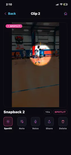 Screenshot von Play Snapback auf dem iPhone 3