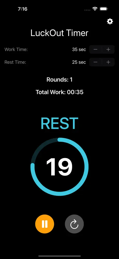 LuckOut Timer screenshot 2
